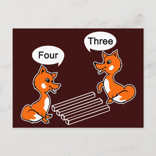 Trick voor optische illusie briefkaart (Voorkant)