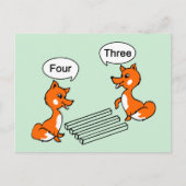 Trick voor optische illusie briefkaart (Voorkant)