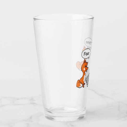 Trick voor optische illusie glas (Rechts)