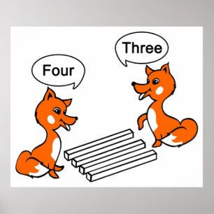 Trick voor optische illusie poster