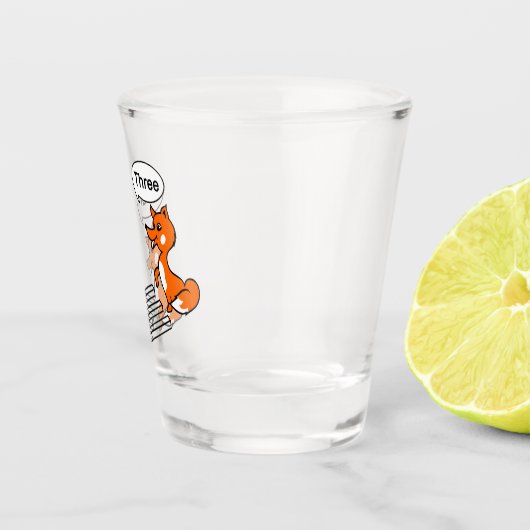 Trick voor optische illusie shot glas (Rechts)