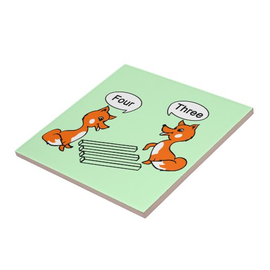 Trick voor optische illusie tegeltje (Zijkant)