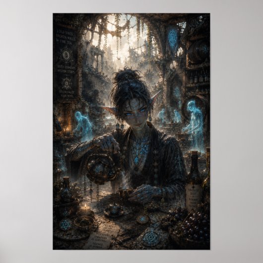 Trickery / Theemeester / Kelder Wijnmakerij Poster (Voorkant)