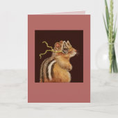 Trickie de chipmunkkaart kaart (Voorkant)