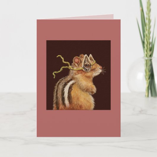 Trickie de chipmunkkaart kaart (Voorkant)