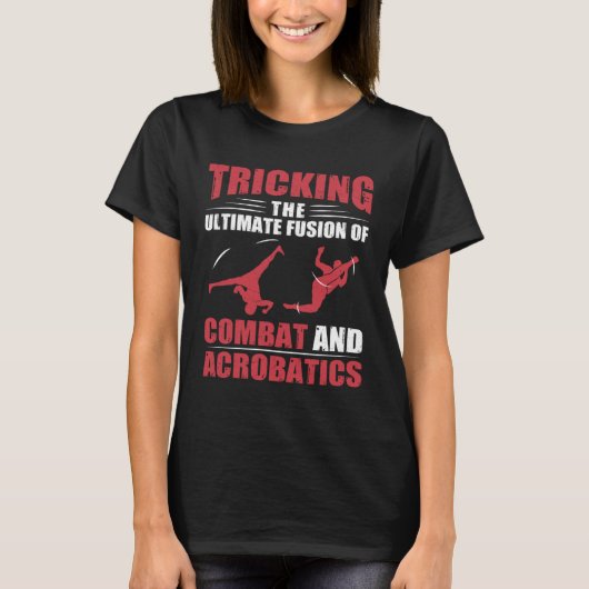 Tricking Combat En Acrobatics Freestyle Acrobatisc T-shirt (Voorkant)