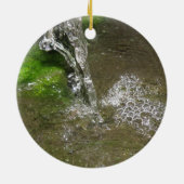 Tricking Waterfall Bubbling Water Keramisch Ornament (Achterkant)
