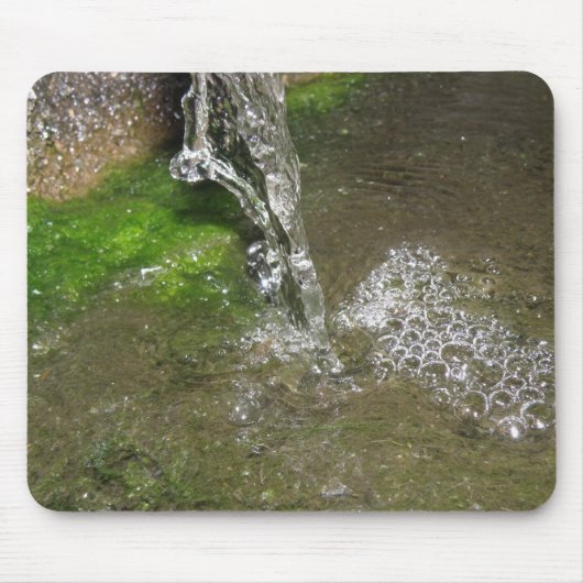 Tricking Waterval Bubbling Water Mousepad Muismat (Voorkant)