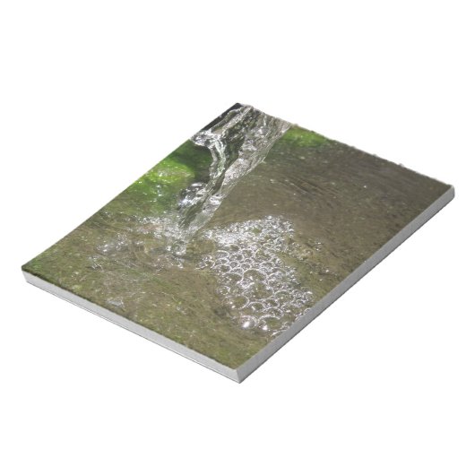 Tricking Waterval Bubbling Water Notepad Notitieblok (Linkerzijde)