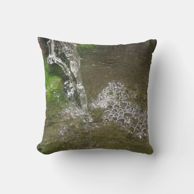 Tricking Waterval Bubbling Water Pillow Kussen (Voorkant)