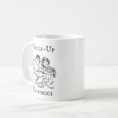 Trickle-up Economics Koffiemok (Voorkant links)
