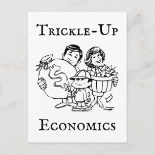 Trickle-Up Economie Briefkaart