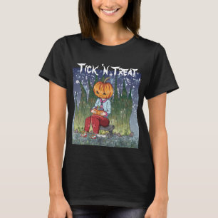 Trick'n Treat Pumpkin Head Halloween Women's T-shirt