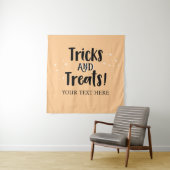 Tricks and Treats Halloween party Backdrop  Wandkleed (In situ)