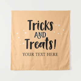 Tricks and Treats Halloween party Backdrop  Wandkleed