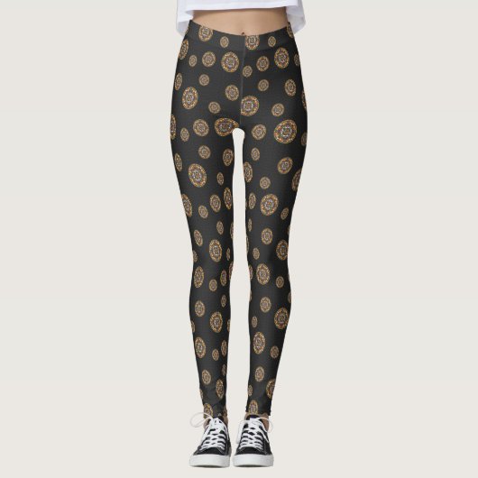 Tricks and Trees Mandala Leggings (Voorkant)