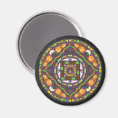 Tricks and Trees Mandala Magnet (Voorkant / Achterkant)