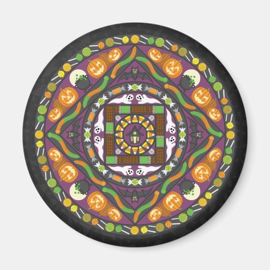 Tricks and Trees Mandala Magnet (Voorkant)
