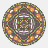 Tricks and Trees Mandala Sticker (Voorkant)