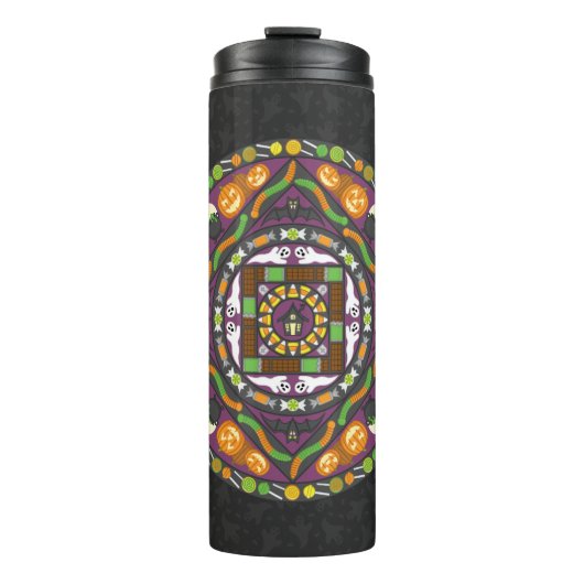 Tricks and Trees Mandala Thermal Tumbler Thermosbeker (Voorkant)