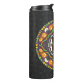 Tricks and Trees Mandala Thermal Tumbler Thermosbeker (Gedraaid links)