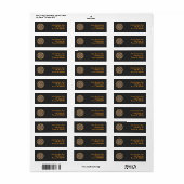 Tricks en snoepgoed Mandala retouradreslabel Etiket (Full Sheet)