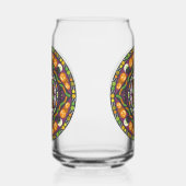 Tricks en traktaties Mandala Blikvorm Glas (Rechts)
