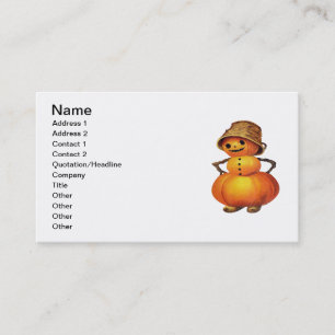 Tricks spelen ( Halloween-Kaart) Visitekaartje