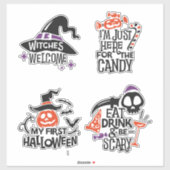 Tricks, Treats & Tiny Frights Sticker (Vel)