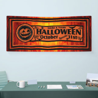 Tricks & Treks Halloween Spandoek