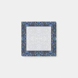 Trickster Blau Zwart Abstract India Inskunst Post-it® Notes