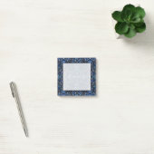 Trickster Blau Zwart Abstract India Inskunst Post-it® Notes (Kantoor)