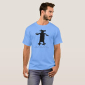 Trickster Coyote Petroglyph T-Shirt (Voorkant volledig)
