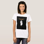 Trickster Ghosts White Basic T Shirt vrouwen (Voorkant volledig)