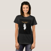 Trickster Ghosts Women's Black Basic T Shirt (Voorkant volledig)