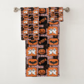 Trickster Tegels: een Halloween Quartet Bad Handdoek (Insitu)