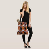 Trickster Tegels: een Halloween Quartet Tote Bag (Op model)
