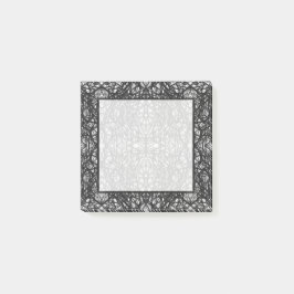 Trickster Zwart en Wit Abstracte Oost-Indische Ink Post-it® Notes