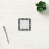Trickster Zwart en Wit Abstracte Oost-Indische Ink Post-it® Notes (Kantoor)