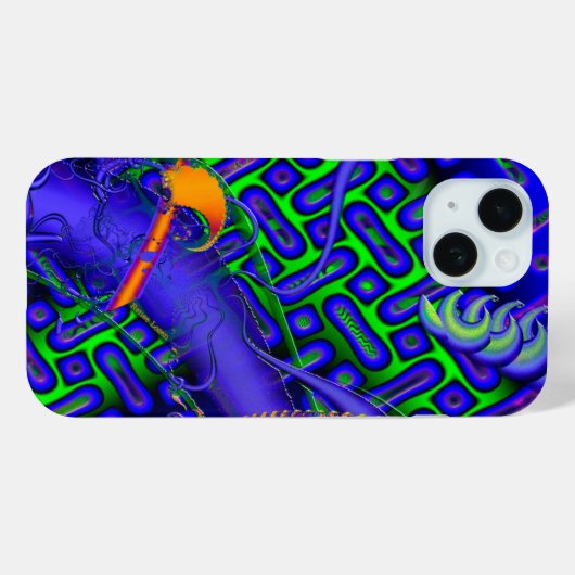 Tricky Bugger 3D Fractal Case-Mate iPhone Case (Achterkant (horizontaal))