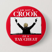 Tricky Don Ronde Button 7,6 Cm (Voorkant)