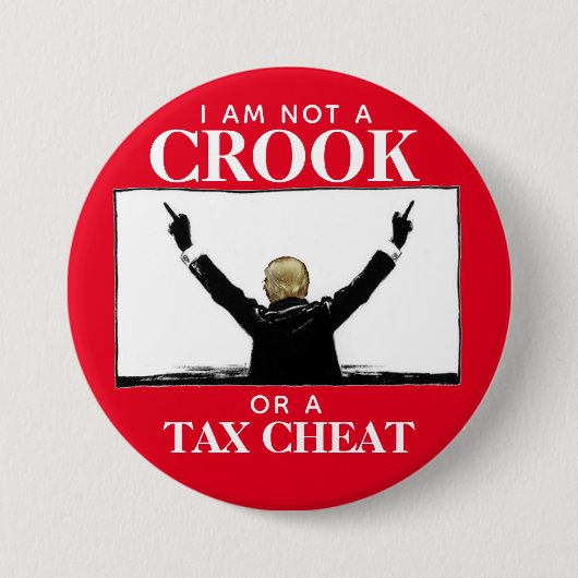 Tricky Don Ronde Button 7,6 Cm (Voorkant)