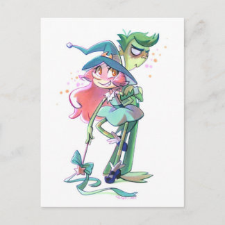 Tricky en Gorf Briefkaart