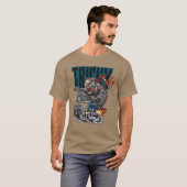 Tricky Night Halloween retro T-shirt (Voorkant volledig)