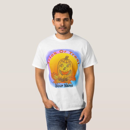 Tricky Pumpkin T-shirts (Voorkant volledig)