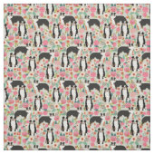 Tricolf Aussie vintage florals crème Stof (Swatch)