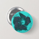 Tricolor Abstracte hibiscus Ronde Button 5,7 Cm (Voorkant /achterkant)