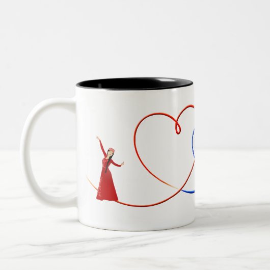 Tricolor Armeense harten Mok (Links)