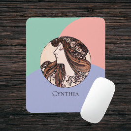 Tricolor Art Nouveau Alphonse Mucha Fouquet Naam Muismat