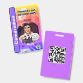 Tricolor Badge (Voor- en achterkant)